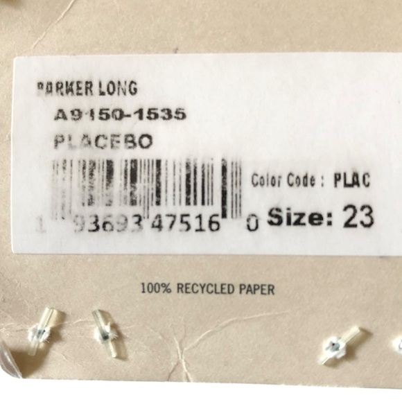 AGOLDE Parker Long Low Slung Vintage Straight Jeans Wash Size 23 NWT NEW - Picture 15 of 15